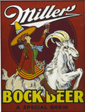 Miller Bock Beer Goat Vintage Advertising Wall Art 1930 Fine Art Print