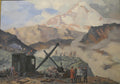 David Kakabadze Mining at Kazbegi 1949 Fine Art Print