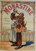 Monastine French Liquor Vintage Style Advertising Poster 1892 Fine Art Print