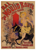 Moulin Rouge French Art Nouveau Vintage Style 1897 Fine Art Print