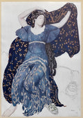 Leon Bakst "Narcisse"- Nymph Echo 1911 Fine Art Print