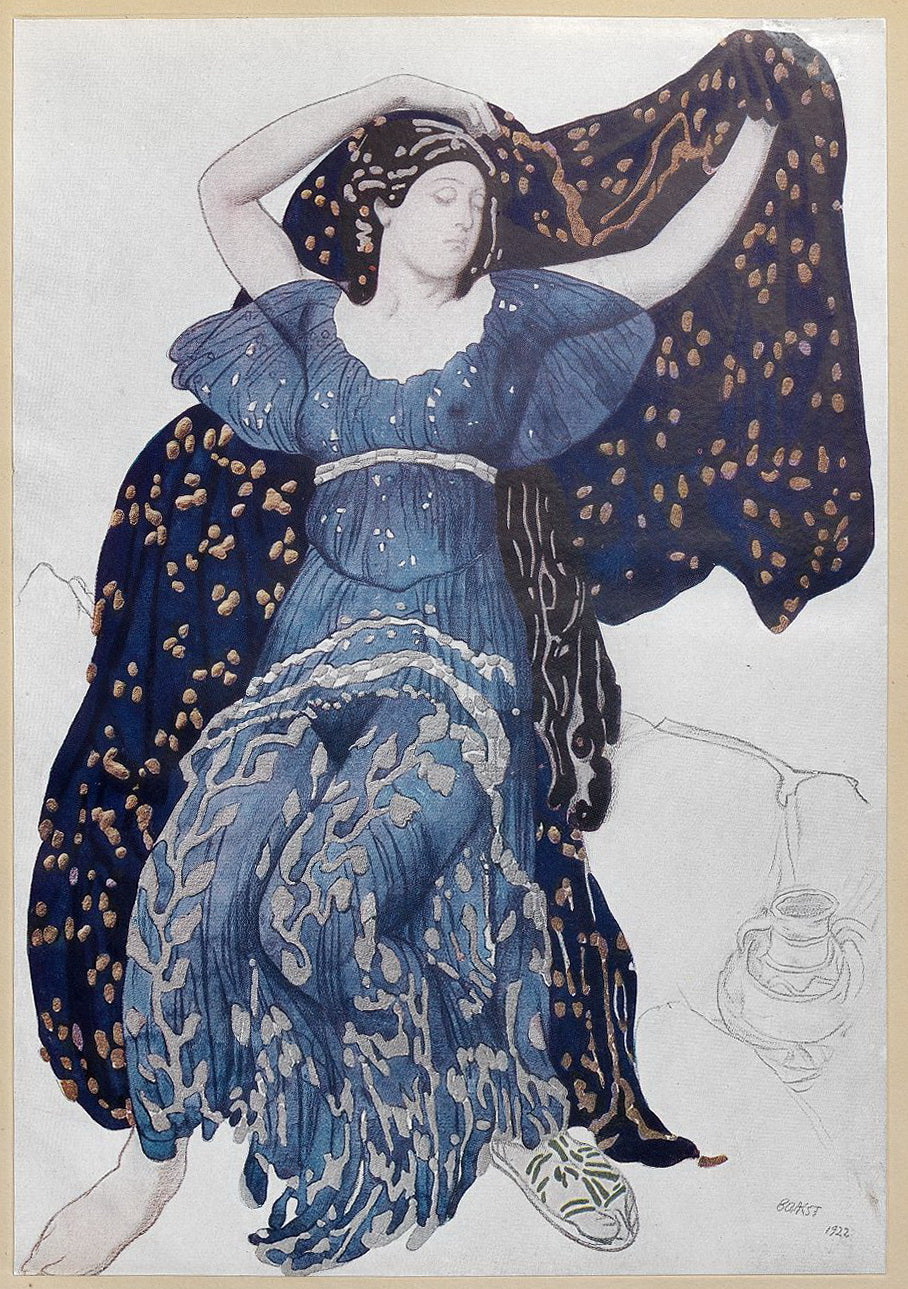 Leon Bakst "Narcisse"- Nymph Echo 1911 Fine Art Print