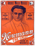 Newmann the Great Psychic Vintage Style Mentalist Magic 1920 Fine Art Print