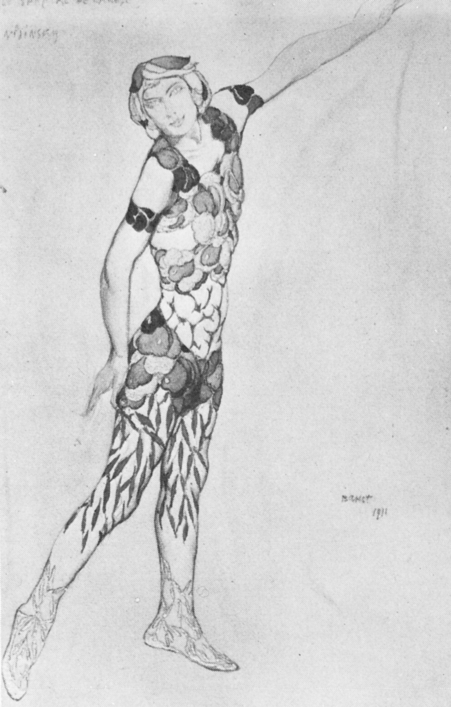 Leon Bakst Spectre de la Rose 1911 Fine Art Print