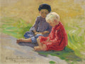 Nikolay Bogdanov Belsky Playing Children 1909 Fine Art Print