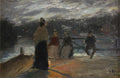 Georg Pauli On the Bridge 1888 Fine Art Print