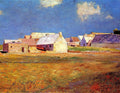 Odilon Redon Breton Village 1890 Fine Art Print