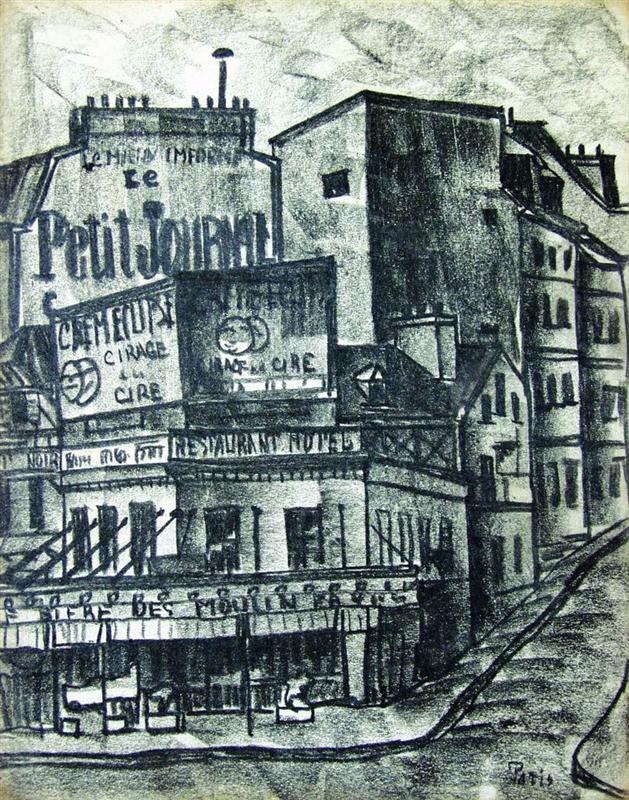 David Kakabadze Paris 1920 Fine Art Print
