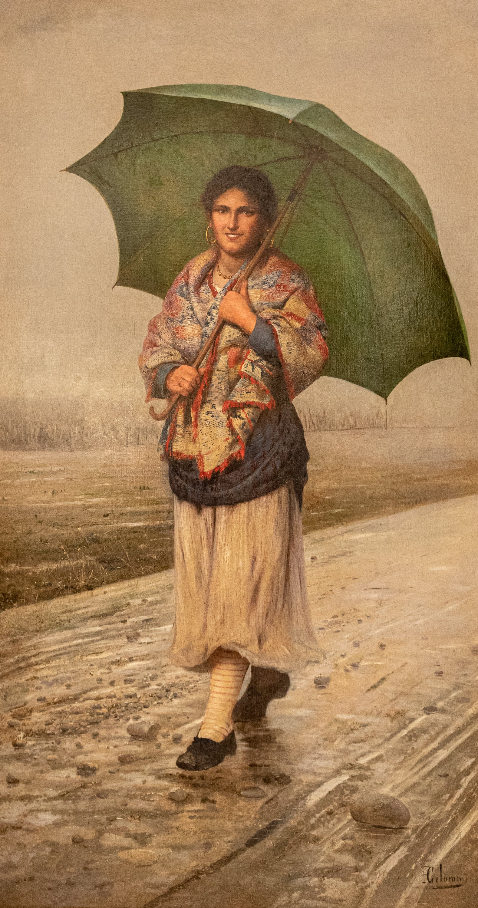 Pasquale Celommi Towards the Winter circa 1900 Fine Art Print