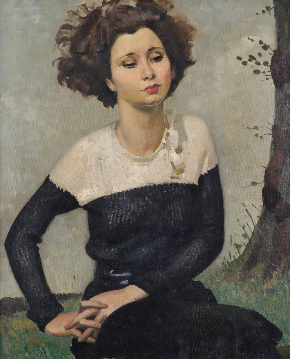 {{ product_title }} Fine Art Print | {{ product_vendor }} Jakero77 Percy Shakespeare - A Mulatto (circa 1933) - 17" x 22" Fine Art Print Art Print  Jakero77