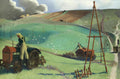 {{ product_title }} Fine Art Print | {{ product_vendor }} Jakero77 Percy Shakespeare - December on the Downs, Wartime (1944) - 17" x 22" Art Print Art Print  Jakero77