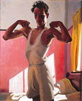 {{ product_title }} Fine Art Print | {{ product_vendor }} Jakero77 Percy Shakespeare - Morning Exercise, Self Portrait (1934) - 17" x 22" Art Print Art Print  Jakero77
