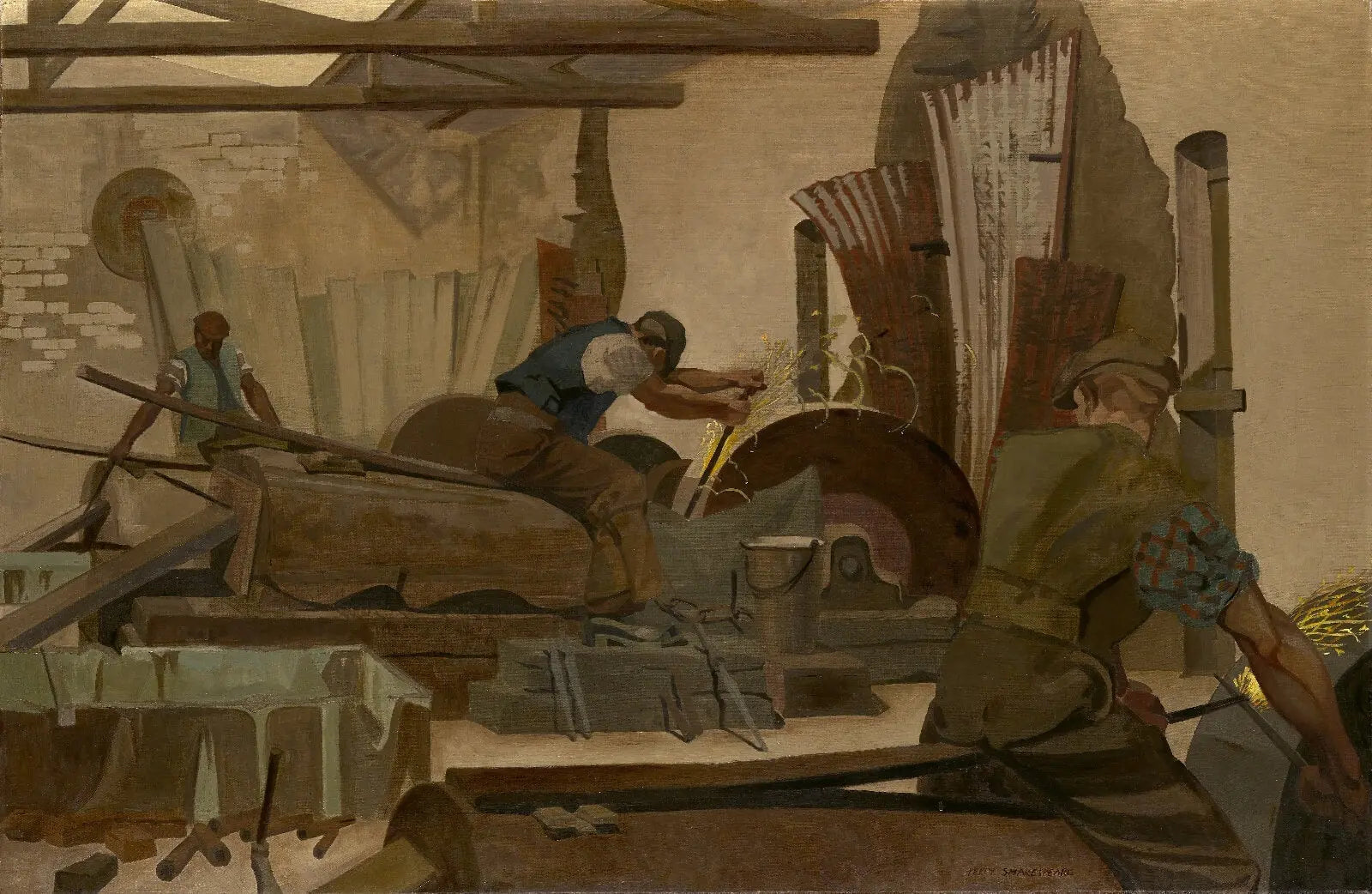 {{ product_title }} Fine Art Print | {{ product_vendor }} Jakero77 Percy Shakespeare - Rasp Grinders (1932) - 17" x 22" Fine Art Print Art Print  Jakero77