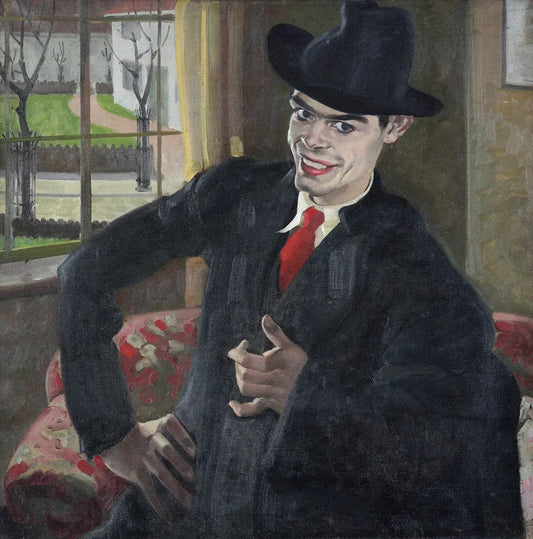 {{ product_title }} Fine Art Print | {{ product_vendor }} Jakero77 Percy Shakespeare - Self Portrait (Mephistopheles) 1933 - 17"x22" Fine Art Print Art Print  Jakero77