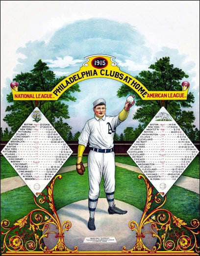 Philadelphia Phillies & Athletics Baseball Club Home 1915 Fine Art Print