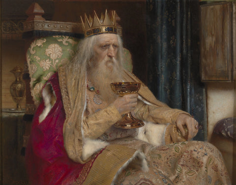 {{ product_title }} Fine Art Print | {{ product_vendor }} Jakero77 Pierre Jean Van der Ouderaa - The King of Thule (1896) Fine Art Print Art Print  Jakero77
