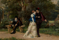 {{ product_title }} Fine Art Print | {{ product_vendor }} Jakero77 Pierre Jean van der Ouderaa - The Disappointed Suitor (1873) Fine Art Print Art Print  Jakero77