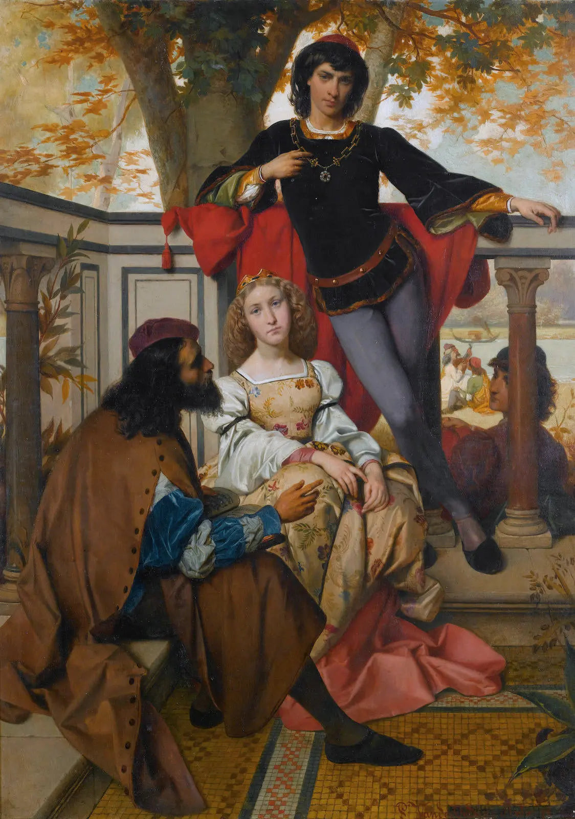 {{ product_title }} Fine Art Print | {{ product_vendor }} Jakero77 Pieter Van der Ouderaa - Spiritual Pleasure (1871) Fine Art Print Art Print  Jakero77