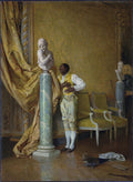 Eduardo Zamacois Platonic love 1870 Fine Art Print