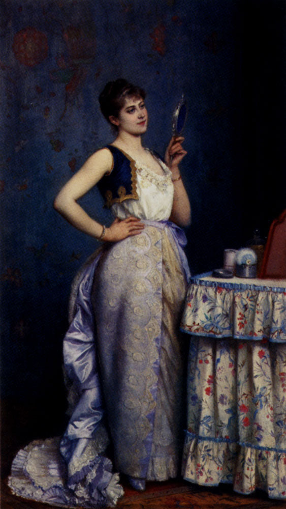 Auguste Toulmouche Preparing For The Ball 1883 Fine Art Print