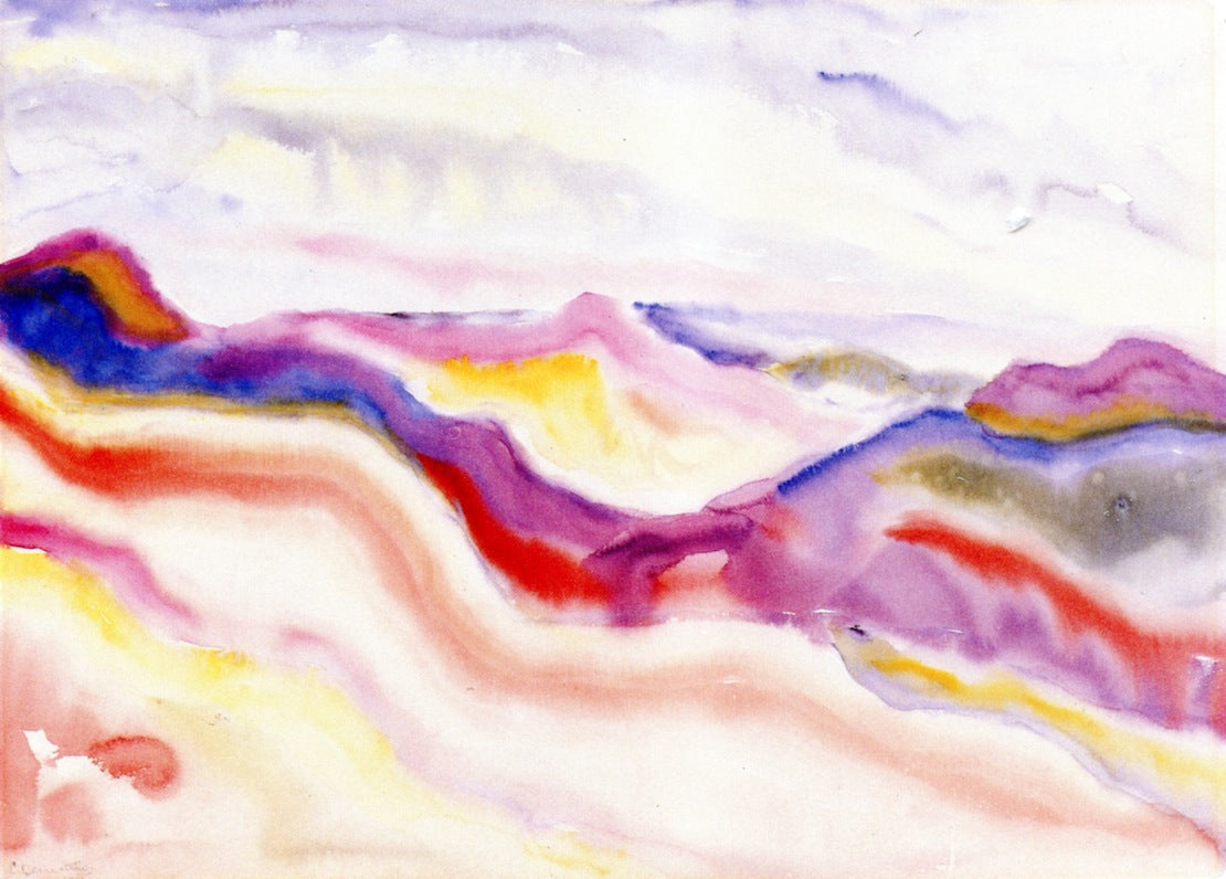 Charles Demuth Provincetown Dunes 1914 Fine Art Print