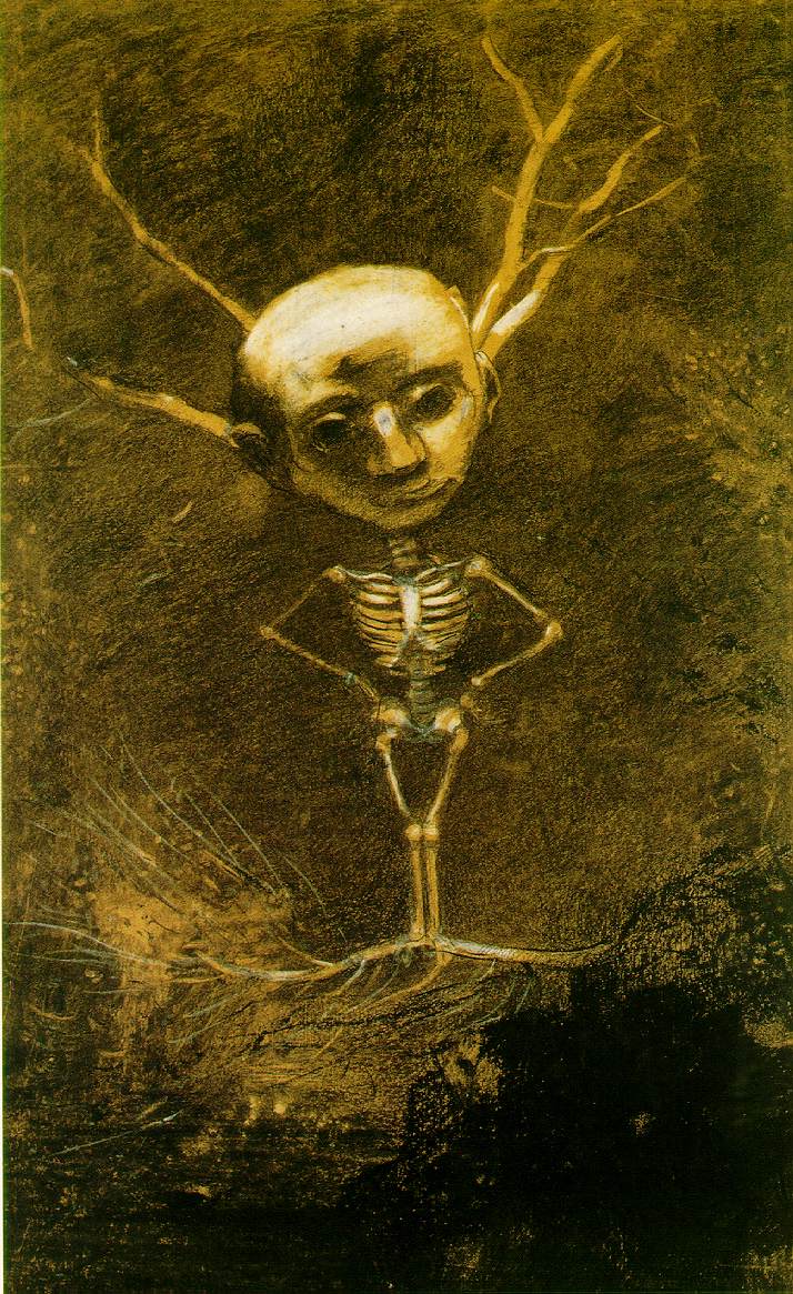 Odilon Redon Spirit of the Forest 1890 Fine Art Print