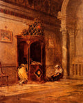 Eduardo Zamacois Rival confessors 1868 Fine Art Print