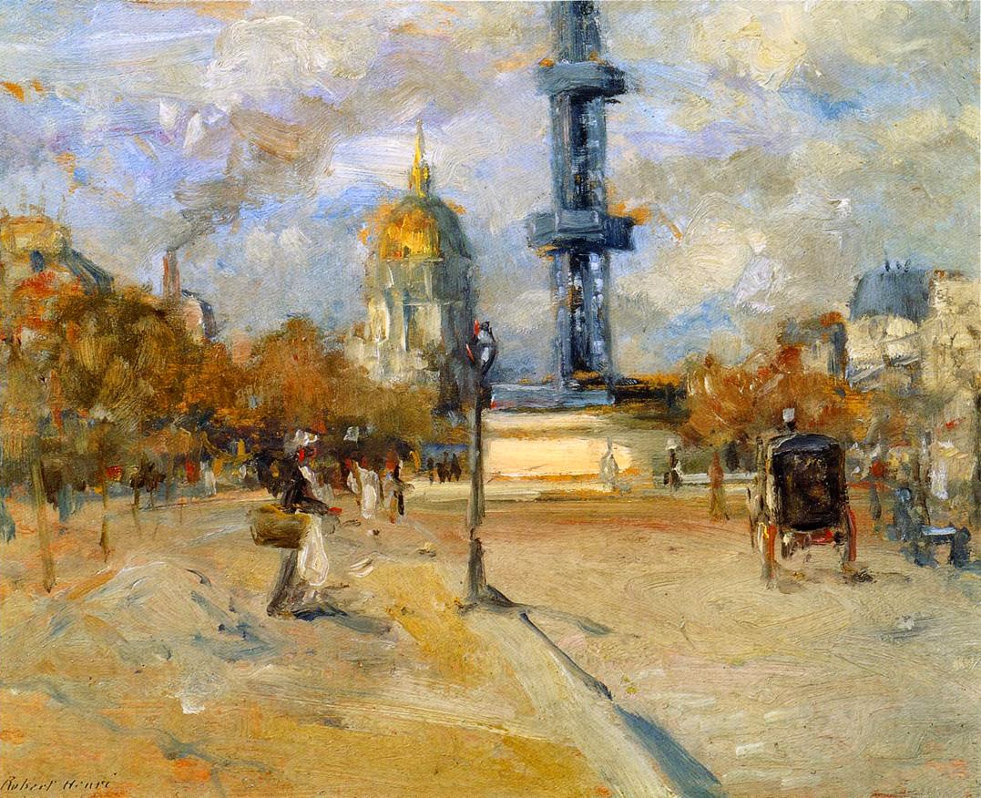 Robert Henri Place in Paris 1897 Fine Art Print
