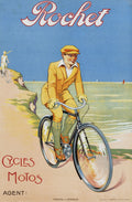 Rochet Cycles Motos Vintage Style Bicycle Advertising 1920  Fine Art Print