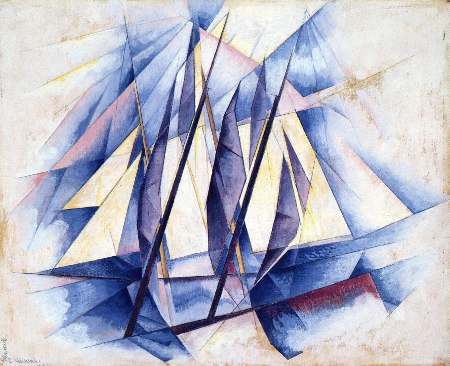 Charles Demuth Sail: In Two Movements 1919 Fine Art Print