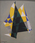 David Kakabadze Sailboats 1921 Fine Art Print