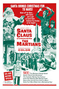 Santa Claus Conquers the Martians Vintage Sci-Fi Movie 1964 Fine Art Print
