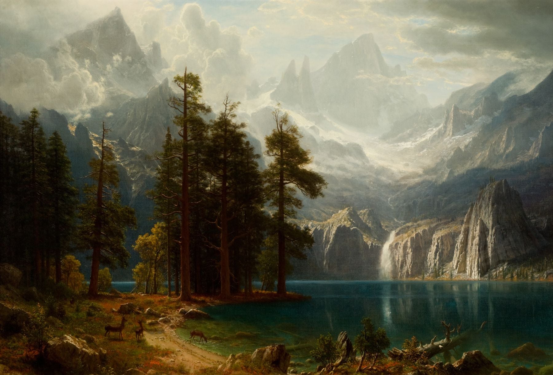 Albert Bierstadt Sierra Nevada 1871-1873 Fine Art Print