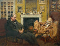 Henry Tonks Sodales - Mr Steer and Mr Sickert 1930 Fine Art Print