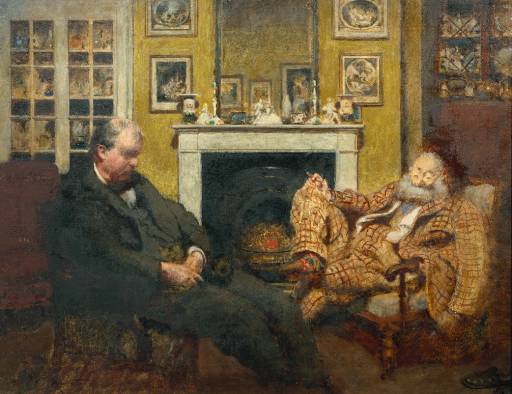 Henry Tonks Sodales - Mr Steer and Mr Sickert 1930 Fine Art Print