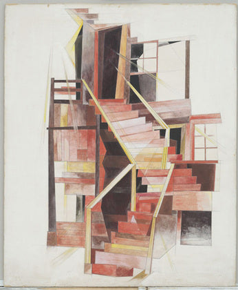 Charles Demuth Stairs, Provincetown 1920 Fine Art Print