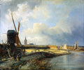 Cornelis Springer Study for View on Den Haag 1850 Fine Art Print