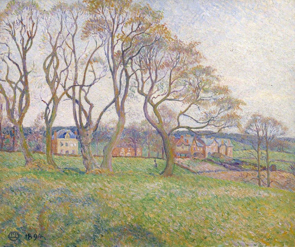 Lucien Pissarro April, Epping 1894 Fine Art Print