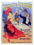 Tavern Olympia French Art Nouveau Vintage Advertising 1900 Fine Art Print