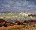 Maxime Maufra The Barges Lighthouse 1904 Fine Art Print