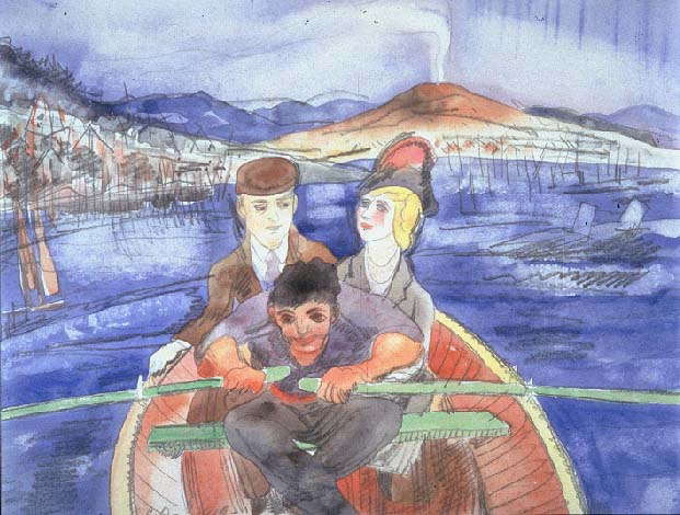 Charles Demuth The Boat Ride from Sorrento 1919 Fine Art Print