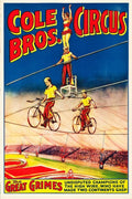 Cole Bros. Circus "The Great Grimes" High Wire Act Poster 1930 Fine Art Print