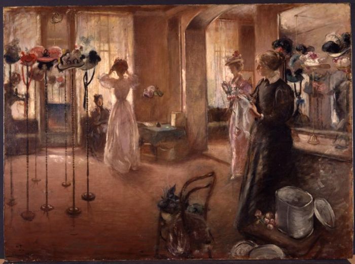 Henry Tonks The Hat Shop 1892 Fine Art Print