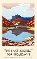Lake District Honister Crag Vintage Railway Travel Wall 1930 Fine Art Print