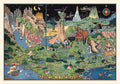 The Land of Make Believe Vintage Nursery Poster 1930 Fine Art Print