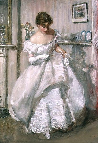 Henry Tonks The Torn Gown 1900 Fine Art Print