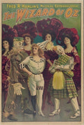 The Wizard of Oz Vintage Musical Theater Poster Print 1903 Fine Art Print
