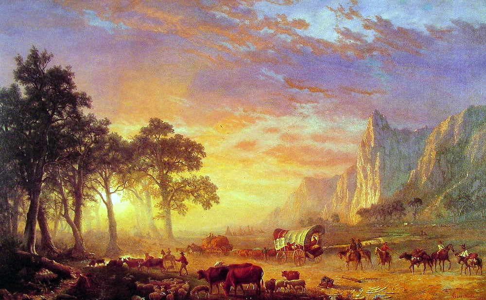 Albert Bierstadt The Oregon Trail 1869 Fine Art Print