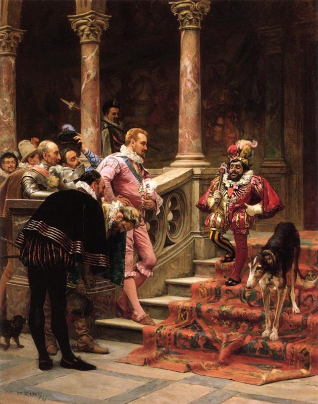 Eduardo Zamacois The favourite of the king 1867 Fine Art Print