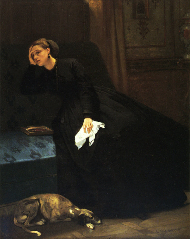 Auguste Toulmouche The lost love 1870 Fine Art Print